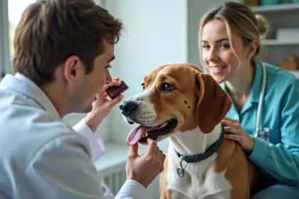 Czekolada dla psów – co zrobić, gdy pies ją zje?