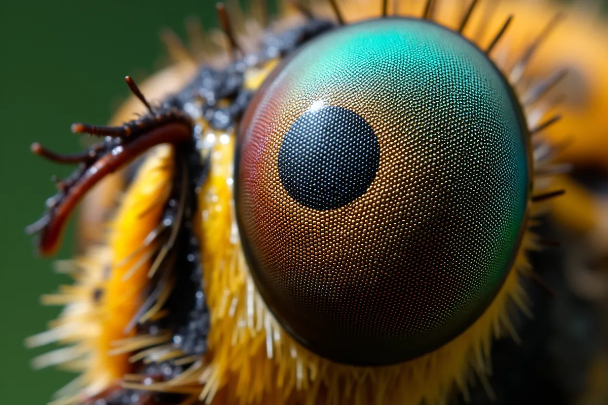 Jak widzi mucha? Fascynujący świat jej wzroku