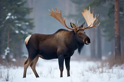 Kiedy łosie zrzucają poroże? Czas i znaczenie tego procesu